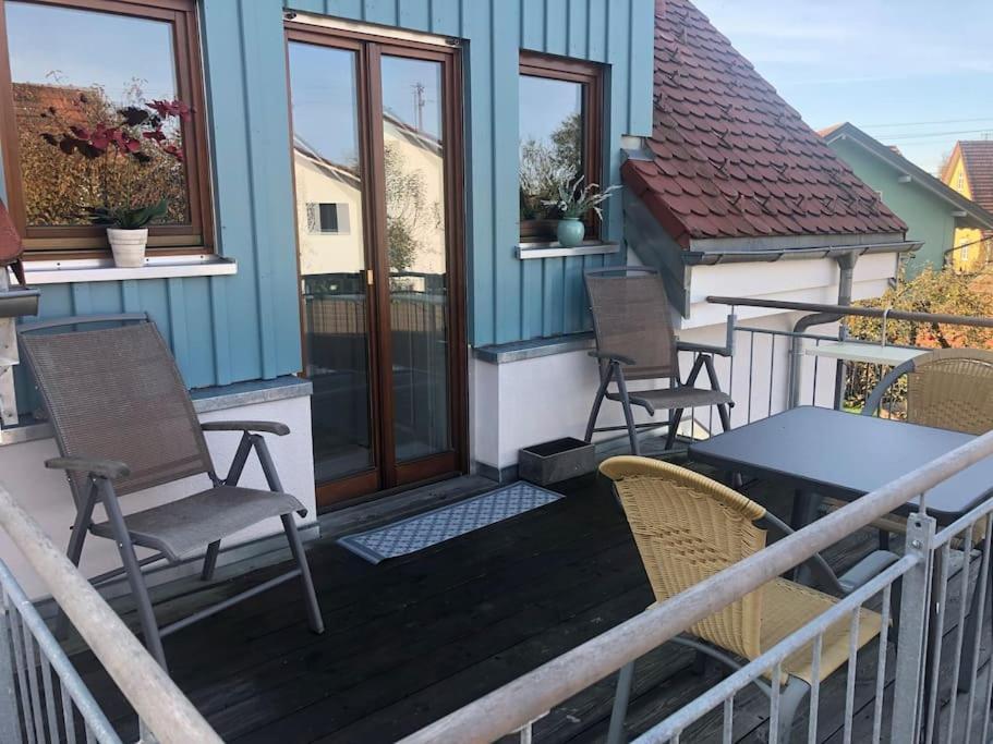 Gemuetliche Ferienwohnung Auf 2 Etagen Mit Dachterrasse Wangen im Allgaeu Exterior photo